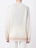 floral intarsia cardigan