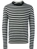 striped crew neck jumper
