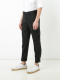 camouflage tailored trousers