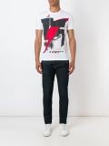 lightning print T-shirt