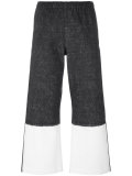 flared cropped trousers