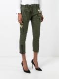 'Golden Arrow' cropped military trousers 