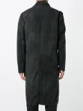 raw edge coat