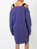 elongated sleeves sweatdress