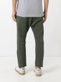 drop-crotch track pants