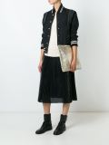 oversized stitched star clutch