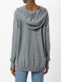 metal edge hooded jumper