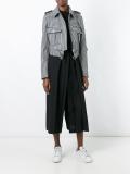 cropped pleated pants 