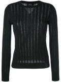 'Annabelle' pointelle-knit sweater