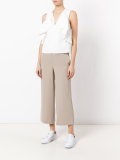 straight cropped trousers