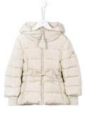hooded down coat