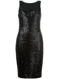 sequin embellished shift dress