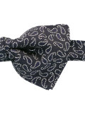 embroidered bow-tie