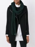 raw edge scarf