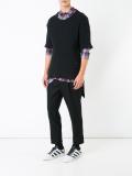 distressed knit T-shirt