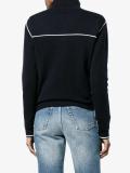 zipped collar jumper