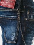 ‘Slim’ chain trim jeans 