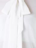 picot ruffle blouse