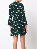 floral print flared dress