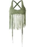 fringed bikini top