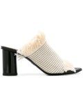 fringed mules