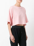 logo print cropped top 