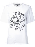 rabbits print T-shirt