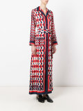 geometric shirt dress
