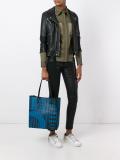 jacquard tote bag