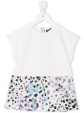 abstract print T-shirt 