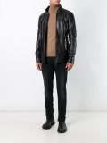 high neck zipped jacket
