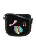 Northern Light beaded bag patch