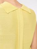 sleeveless knit blouse