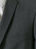 pinstriped suit  
