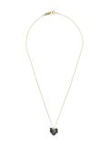 teardrop cluster chain necklace