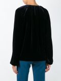 velvet blouse