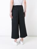 'Crinkle' cropped trousers