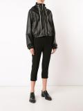 drop-crotch cropped trousers