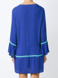 lace detail beach dress