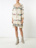 floral bell sleeved dress