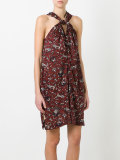 printed sleeveless dress