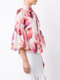 tulip print blouse 