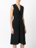 pleated dress