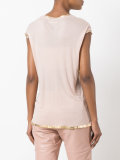 ribbon trim T-shirt