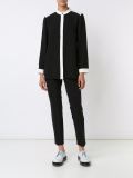 contrast stripe shirt