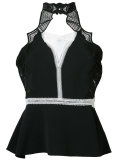 lace insert halter top 