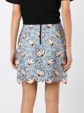 Guipure mini skirt