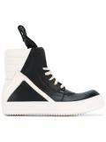 Geomasket hi-top sneakers
