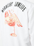 'highlife' back print shirt