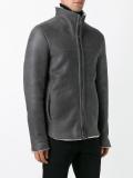 shearling bomber jacket